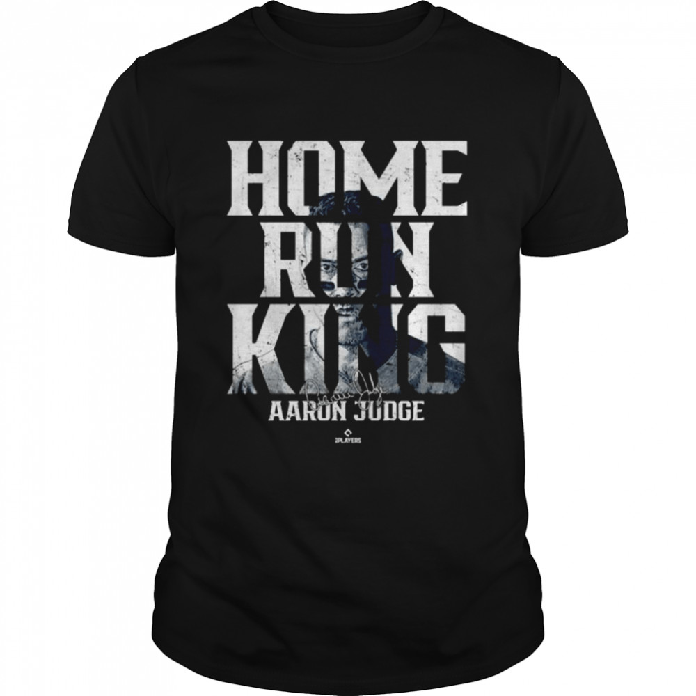 Home Run King Portrait Aaron Judge Signature 2022 Shirt