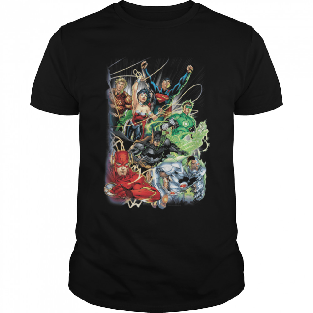 Justice League New 52 Cover #1 T Shirt T-Shirt B07KWKRY81