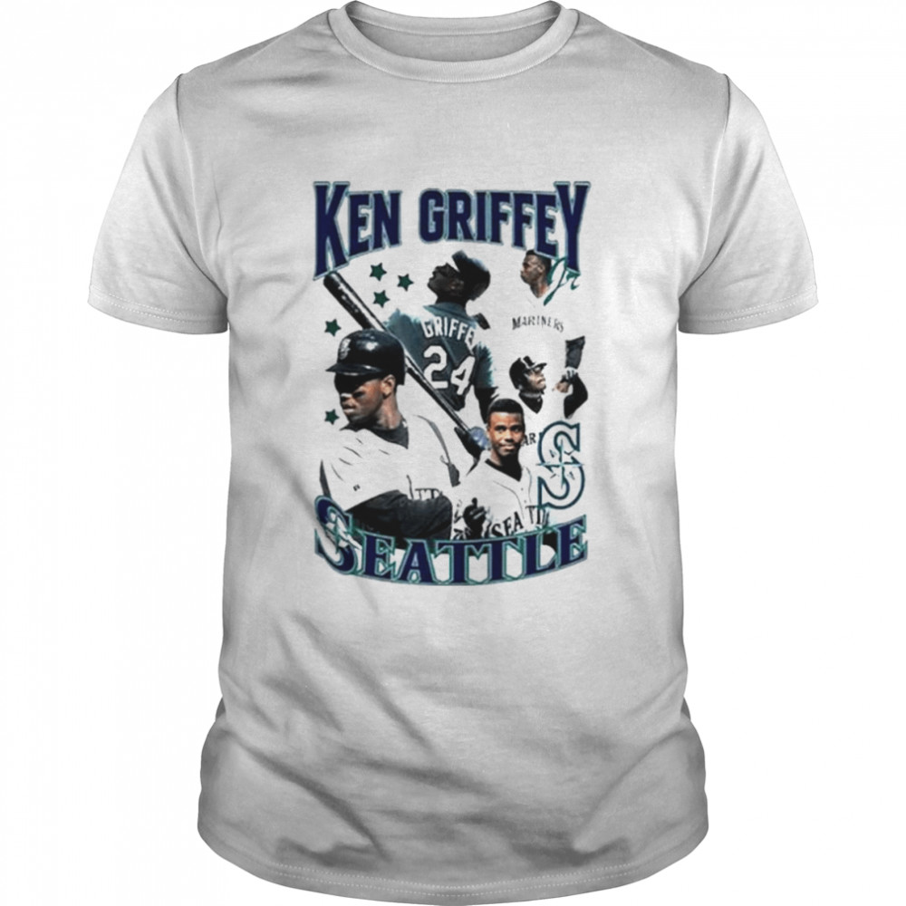Ken Griffey Jr. Seattle Mariners Baseball Vintage shirt Classic Men's T-shirt