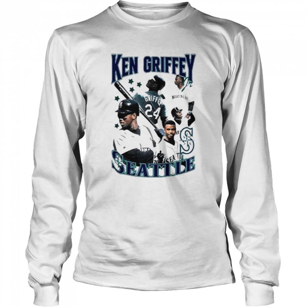 Ken Griffey Jr. Seattle Mariners Baseball Vintage shirt Long Sleeved T-shirt