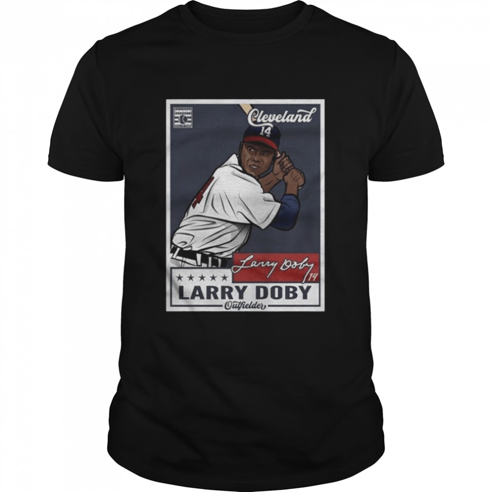 larry Doby Cleveland Guardians 75 Years Debut Champs T-Shirt