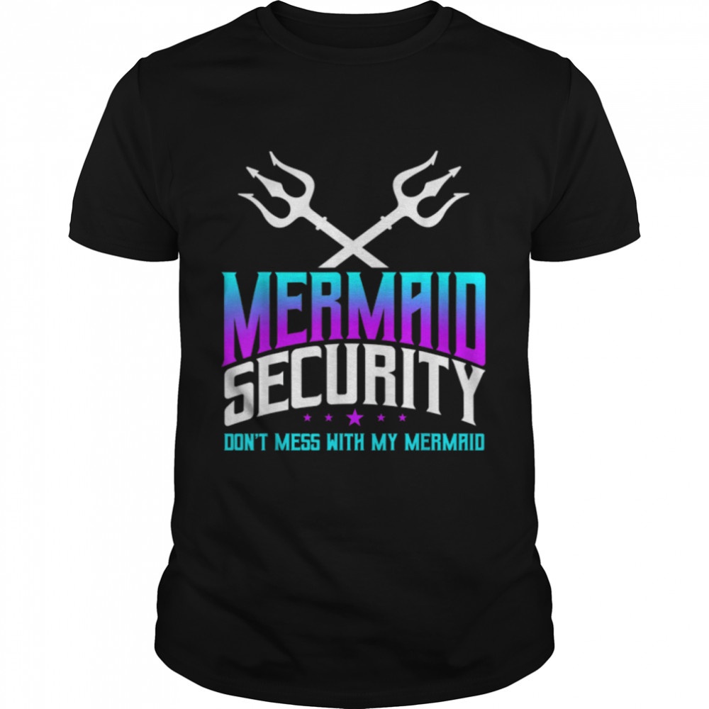 Mermaid Daddy Merdad Father’s Day Merman Dad Papa Merfolk T-Shirt B09PGQBFW2