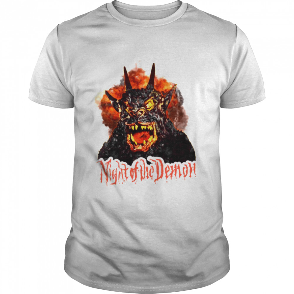 Scary Halloween Night Of The Demon Retro Cult shirt