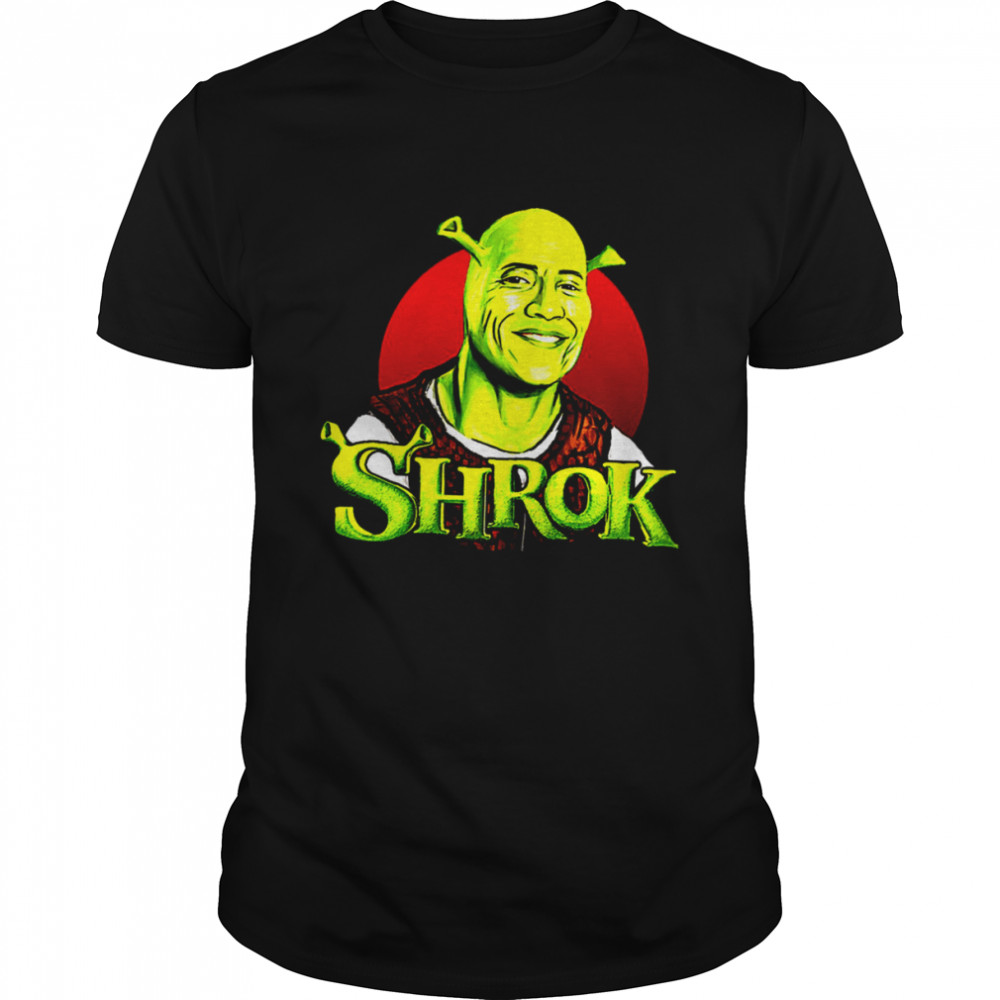 Shrok Funny Costum For Halloween The Rock shirt
