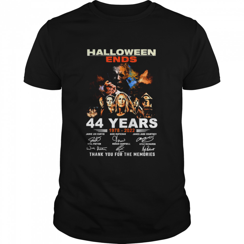 44 Years Of Halloween Ends 1978-2022 shirt