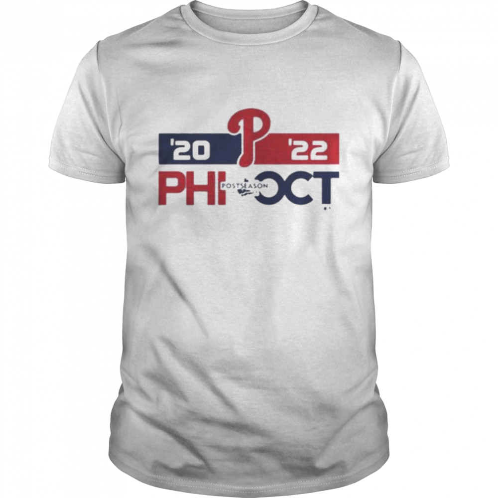 Mlb playoff philadelphia phillies postseason october 2022 shirt