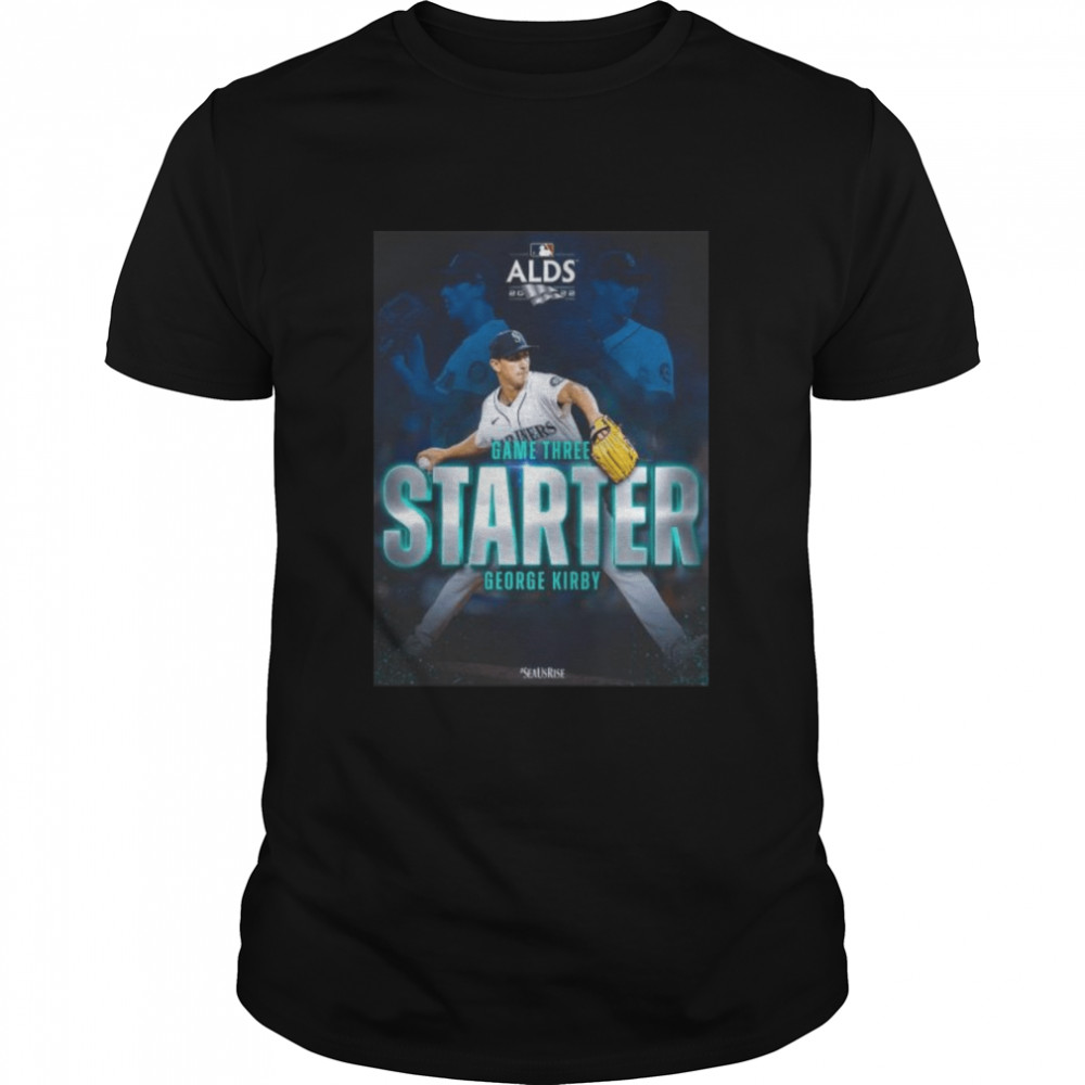 The seattle mariners george kirby starter game 3 in 2022 mlb alds shirt