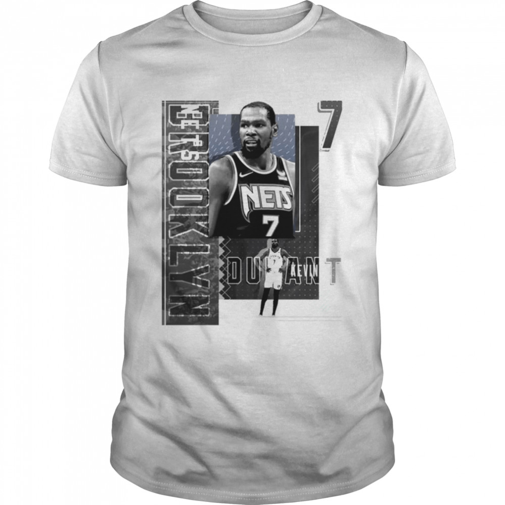 Kevin Durant Basketball Paper Poster Nets 2 shirt