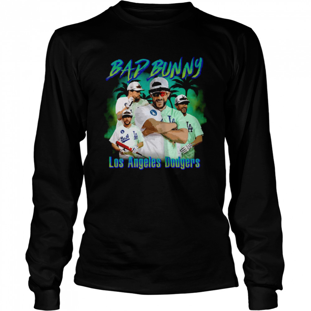 Bad Bunny Dodgers Shirts Los Angeles Dodgers - Teesato
