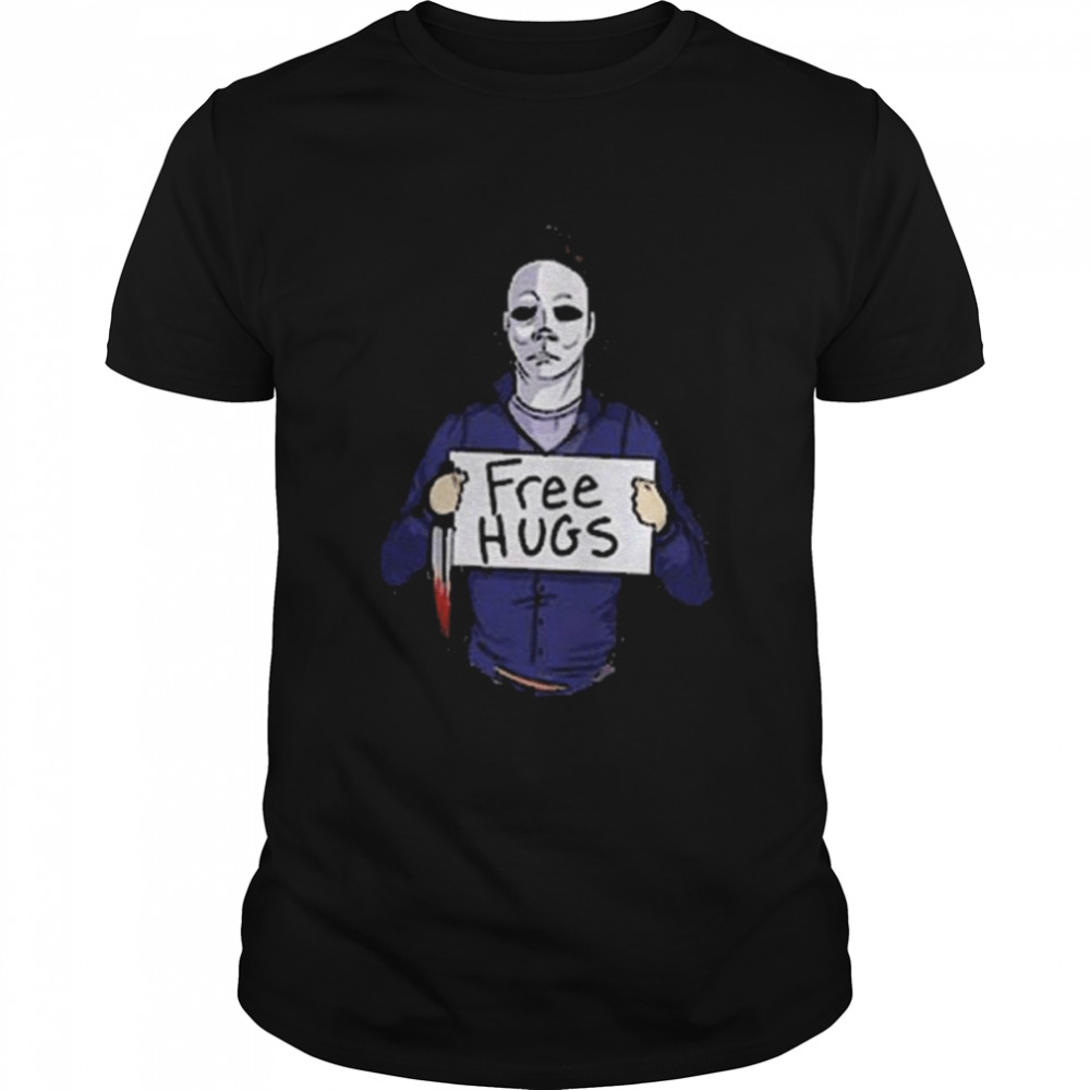 Michael myers halloween ends 2022 free hugs style shirt Classic Men's T-shirt