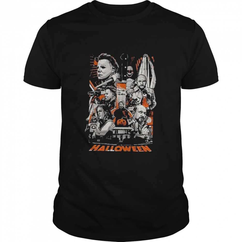 Michael myers halloween ends 2022 the trick to stay alive horror movie style shirt