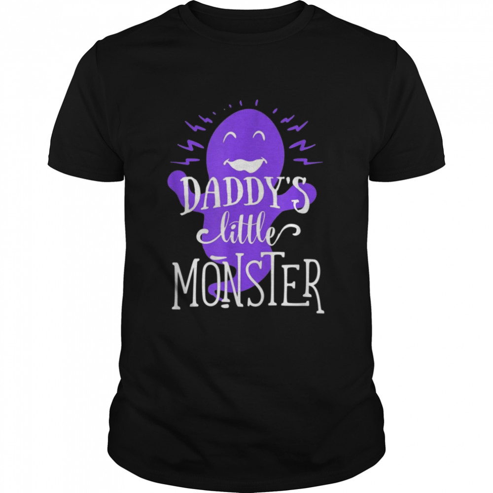 Purple Little Monster Halloween Single Dad shirt