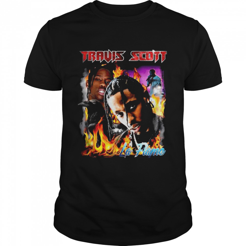 Travis Scott La Flame Retro shirt