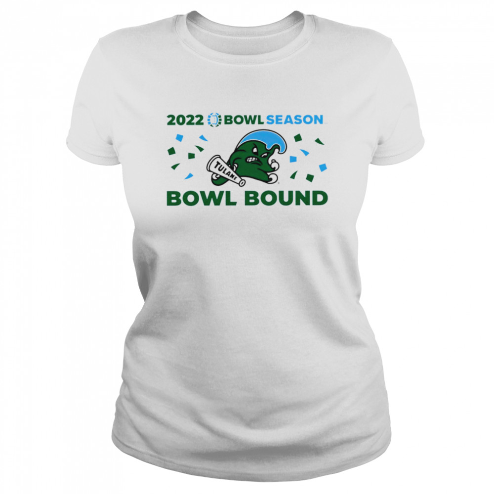 Tulane Green Wave 2022 Bowl Season Bowl Bound shirt Classic Women's T-shirt
