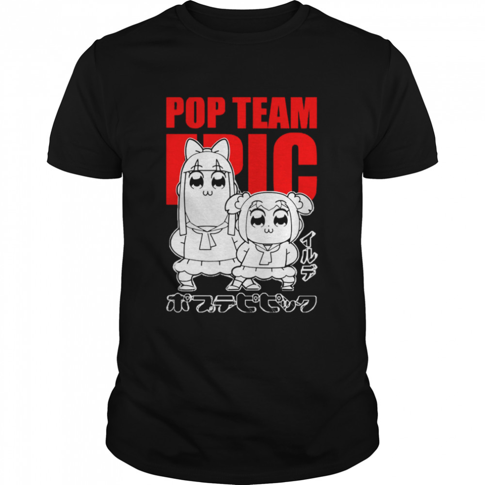 Japanese Pop Team Epic Manga shirt