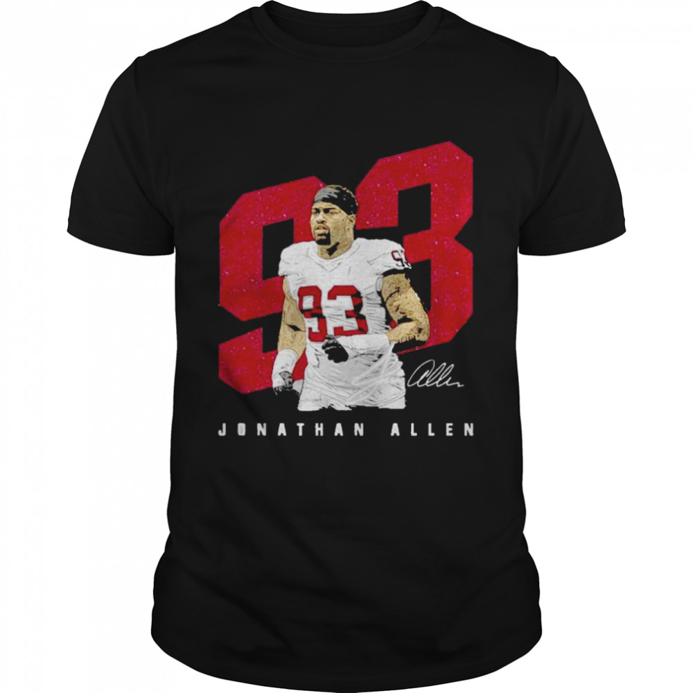 Jonathan Allen Washington Player Number signature shirt Classic Men's T-shirt