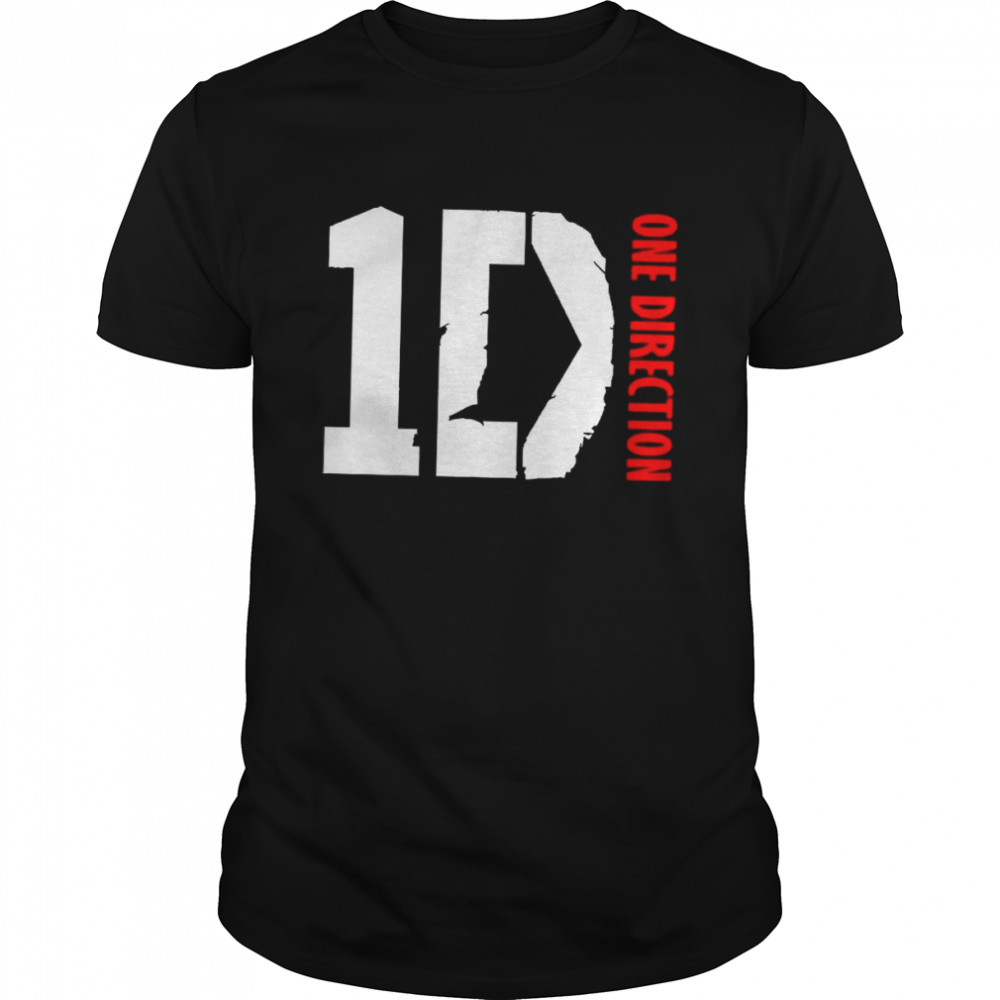 One Direction White And Red shirt