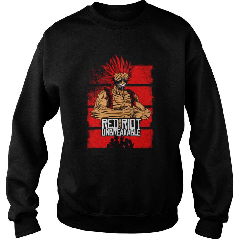 Red Riot Unbreakable My hero Academia shirt Unisex Sweatshirt