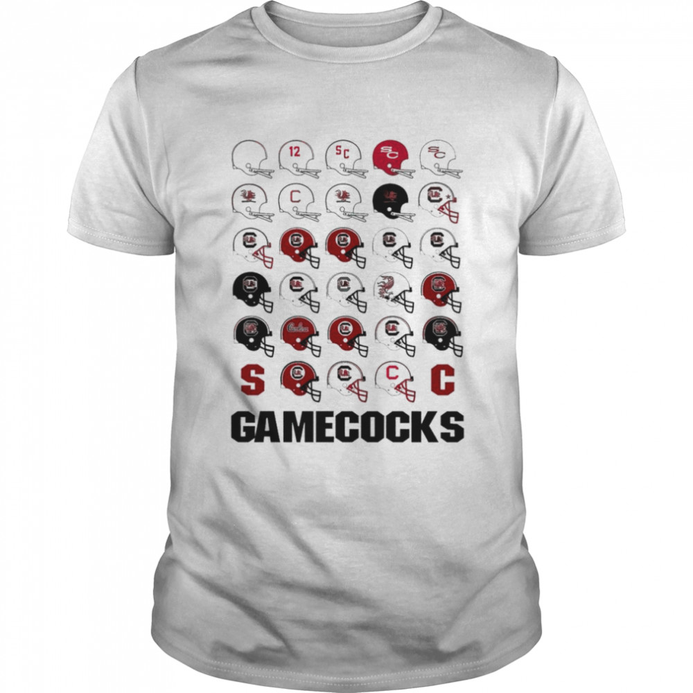 South Carolina Gamecocks football Helmet History shirt