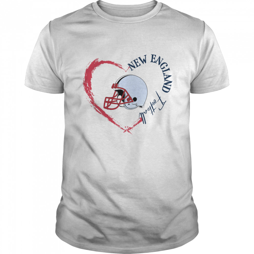 Vintage New England Football Heart Style shirt