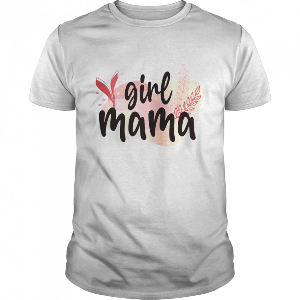 Girl Mama Minimalist Pastel Mother’s Day shirt