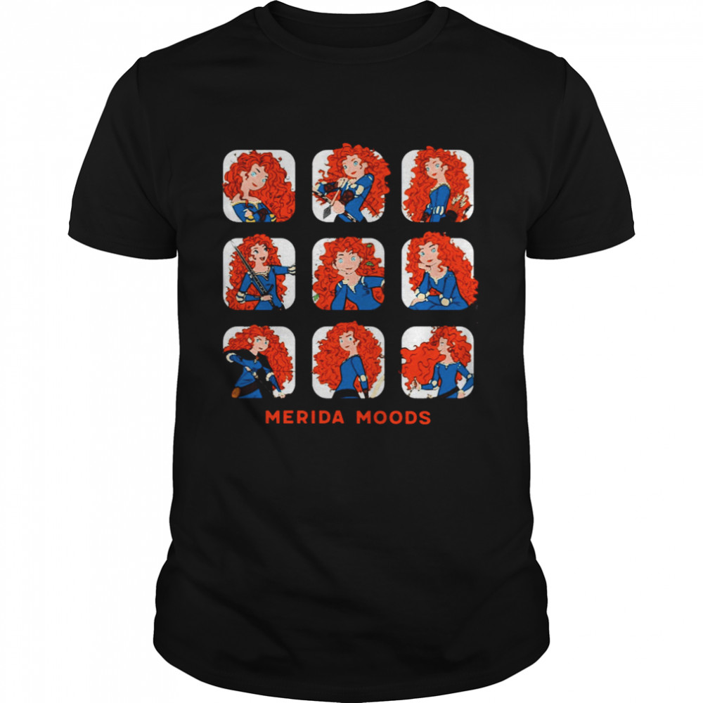 Merida Princess Moods Boxup Disney shirt