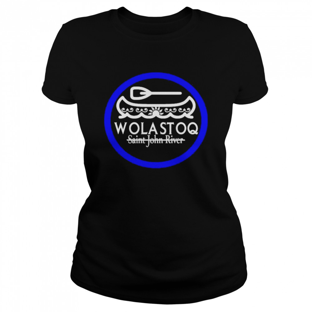 Wolastoq Saint John River Johnny Depp  Classic Women's T-shirt