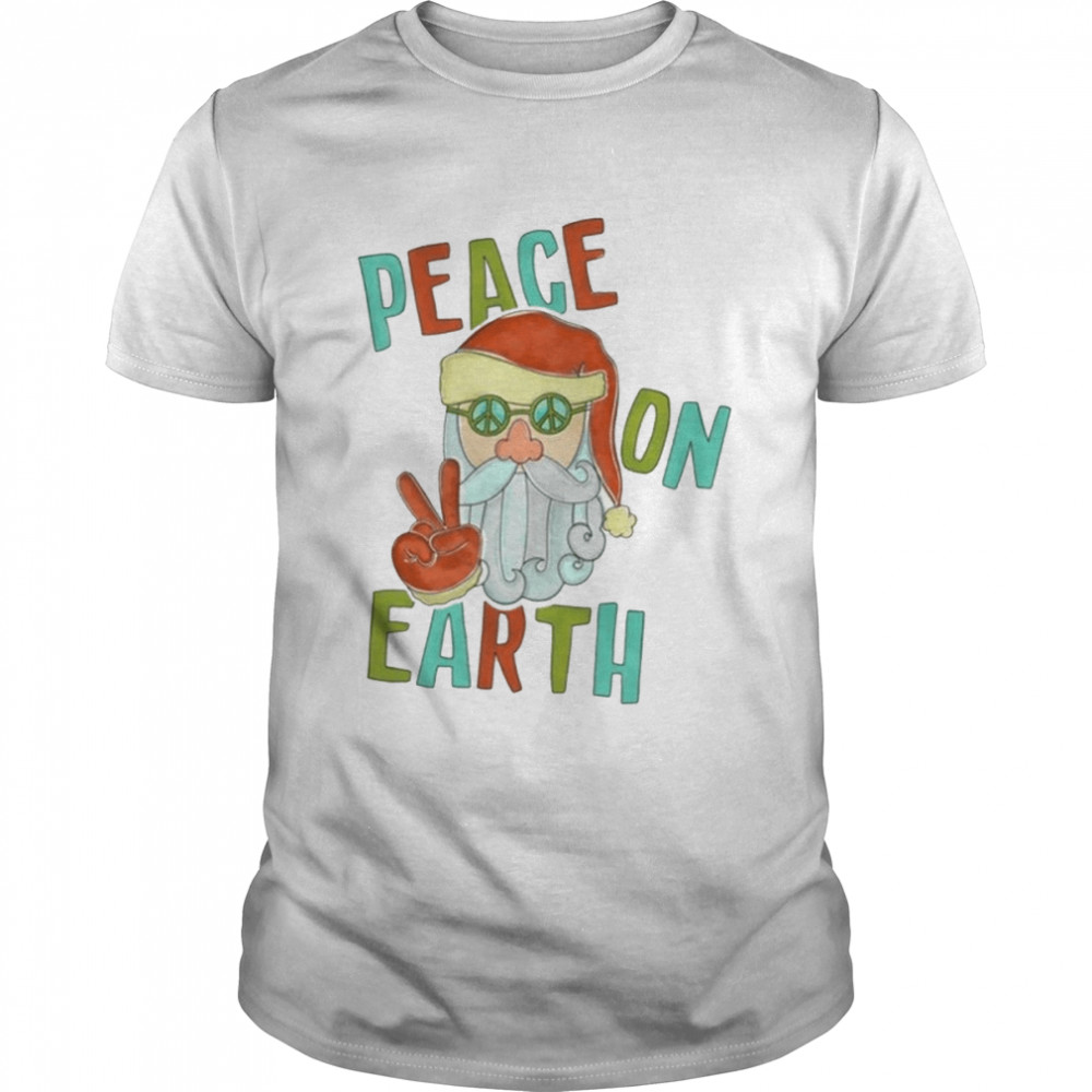Peace Santa Christmas Shirt