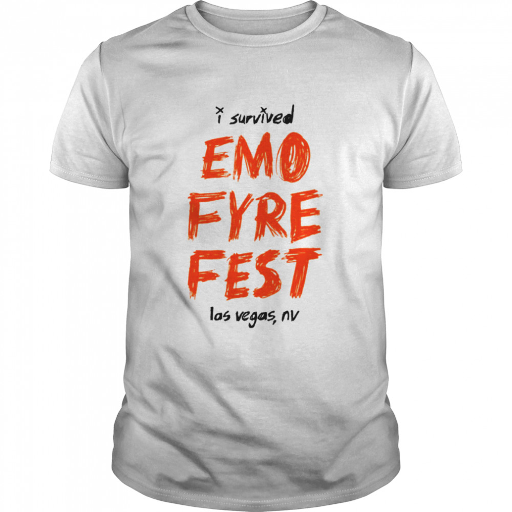 Riot I Survived Emo Fyre Fest shirt Classic Men's T-shirt