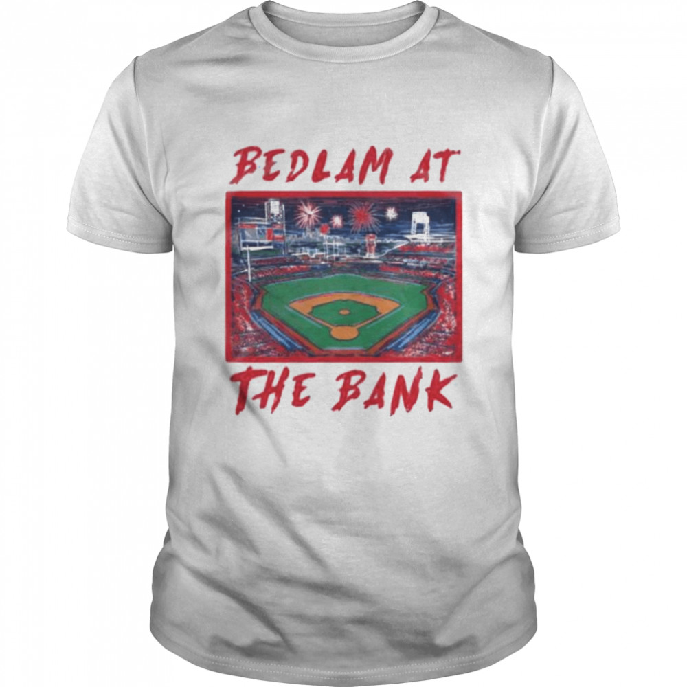 bedlam at the bank stadium around the horn baseball shirt