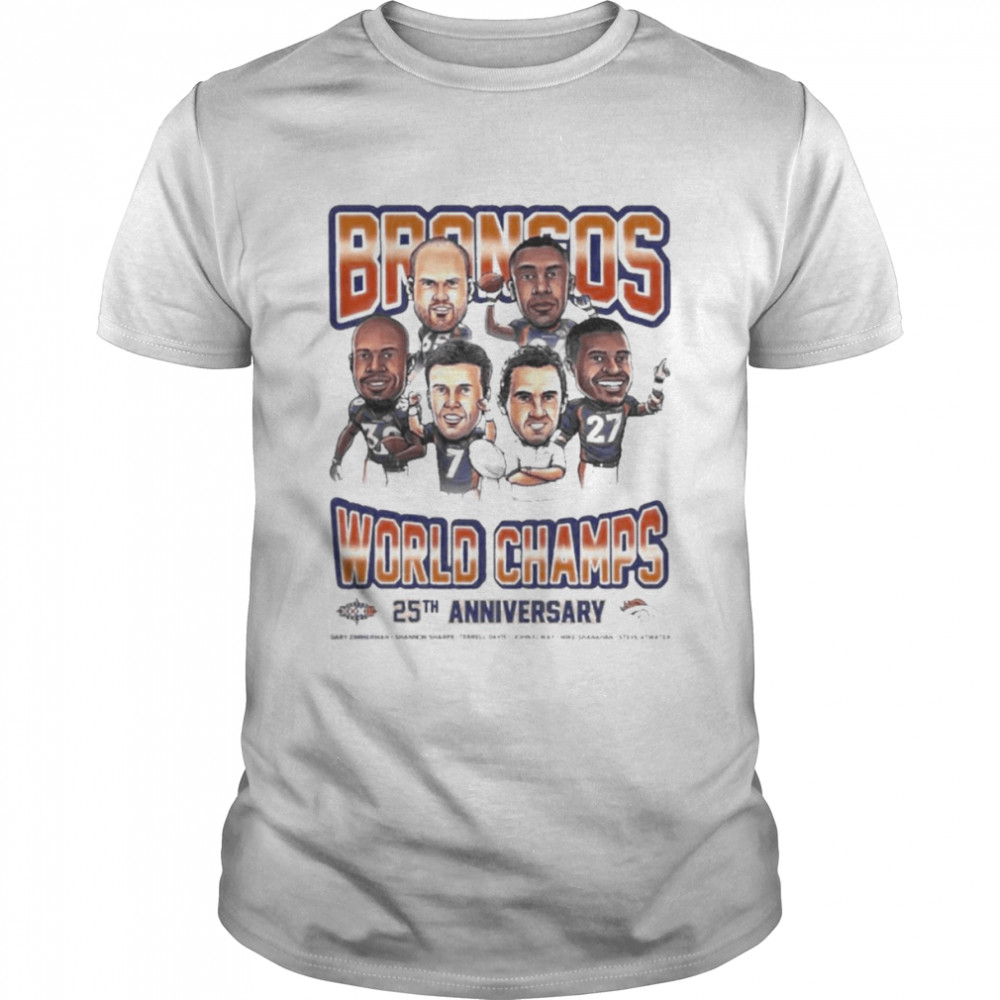 Broncos World Champs 25th Anniversary Shirt