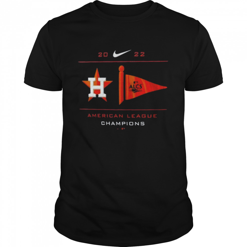 MLB Houston Astros 2022 American League Champions Pennant Shirt