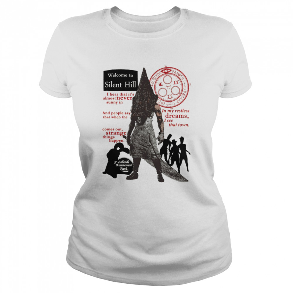 Welcome To Silent Hill shirt Classic Women's T-shirt