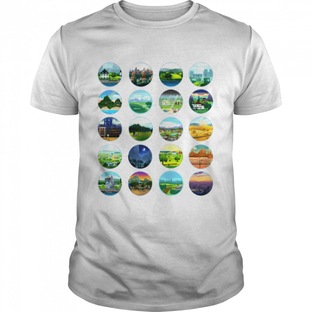 World Buttons Sims 4 shirt