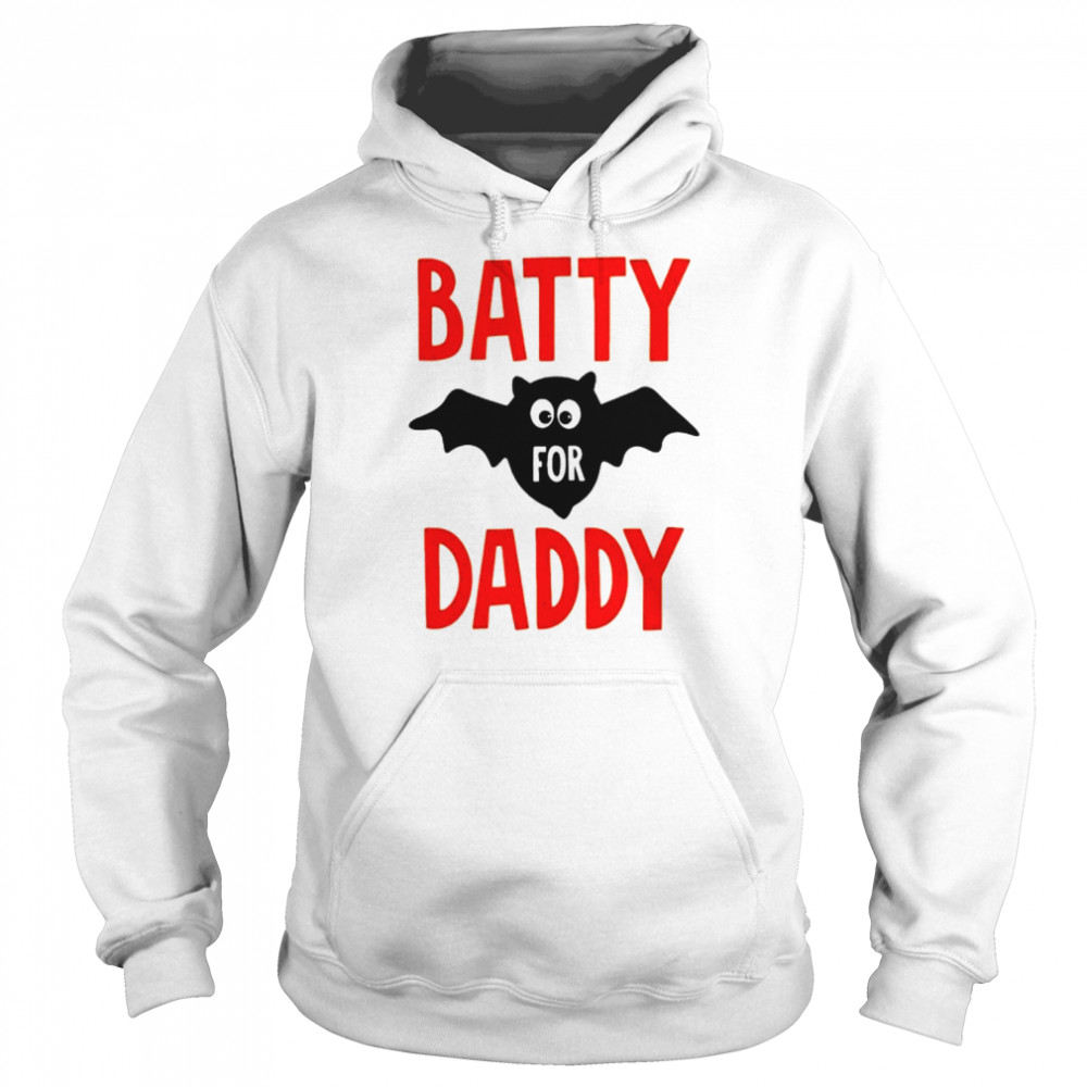 Batty For Daddy Halloween T-shirt Unisex Hoodie