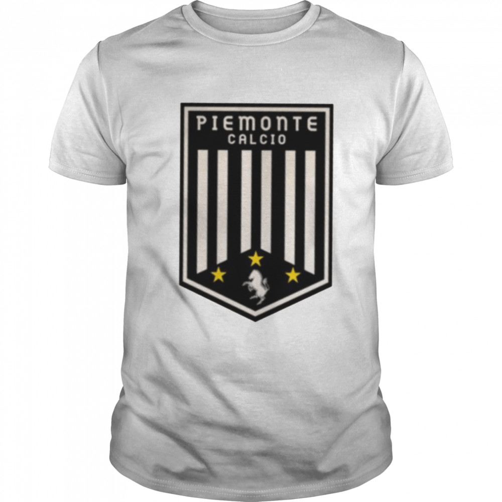 Black And White Logo Piemonte Calcio shirt