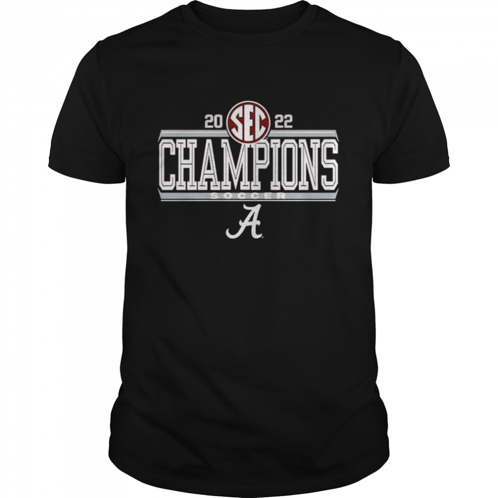 Crimson Alabama Crimson Tide 2022 Women’s Soccer SEC Regular Season Champions Shirt