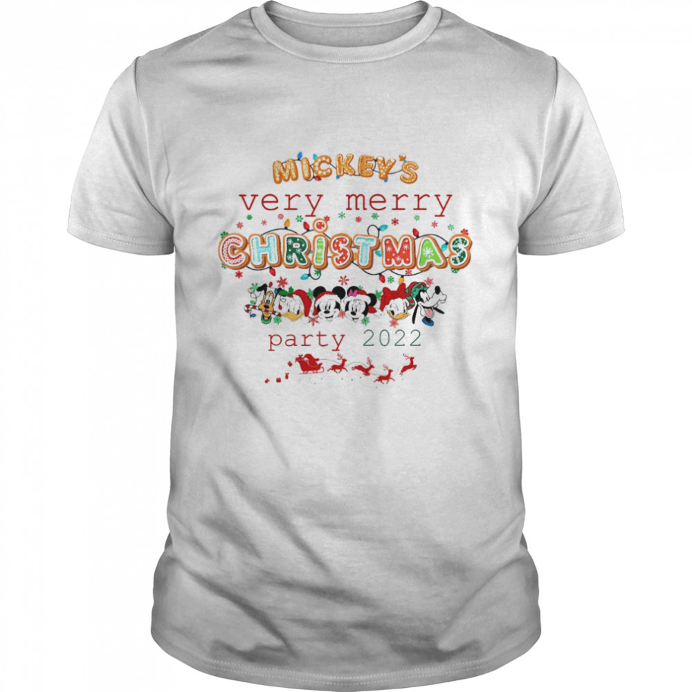 Disney Mickey and Friends Christmas shirt Classic Men's T-shirt