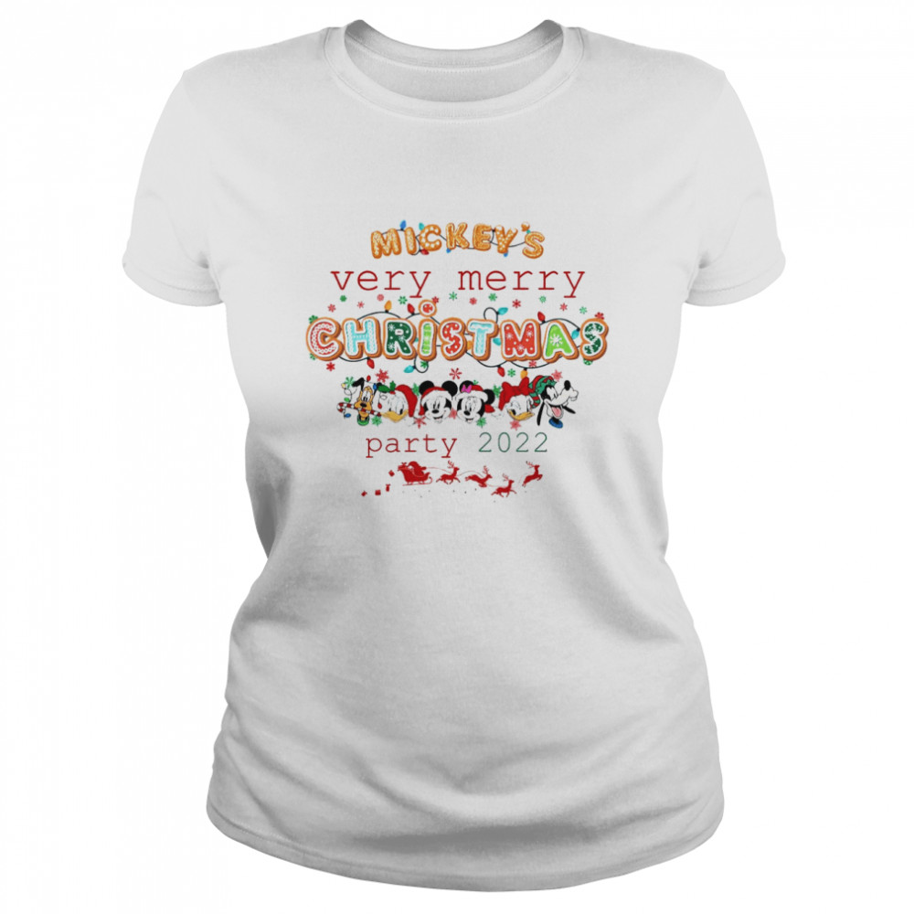 Disney Mickey and Friends Christmas shirt Classic Women's T-shirt
