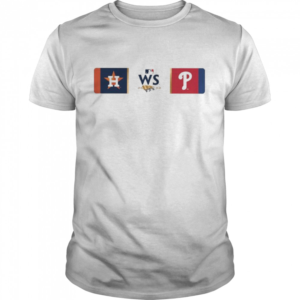 Houston Astros vs. Philadelphia Phillies MLB WinCraft 2022 World Series Matchup Shirt