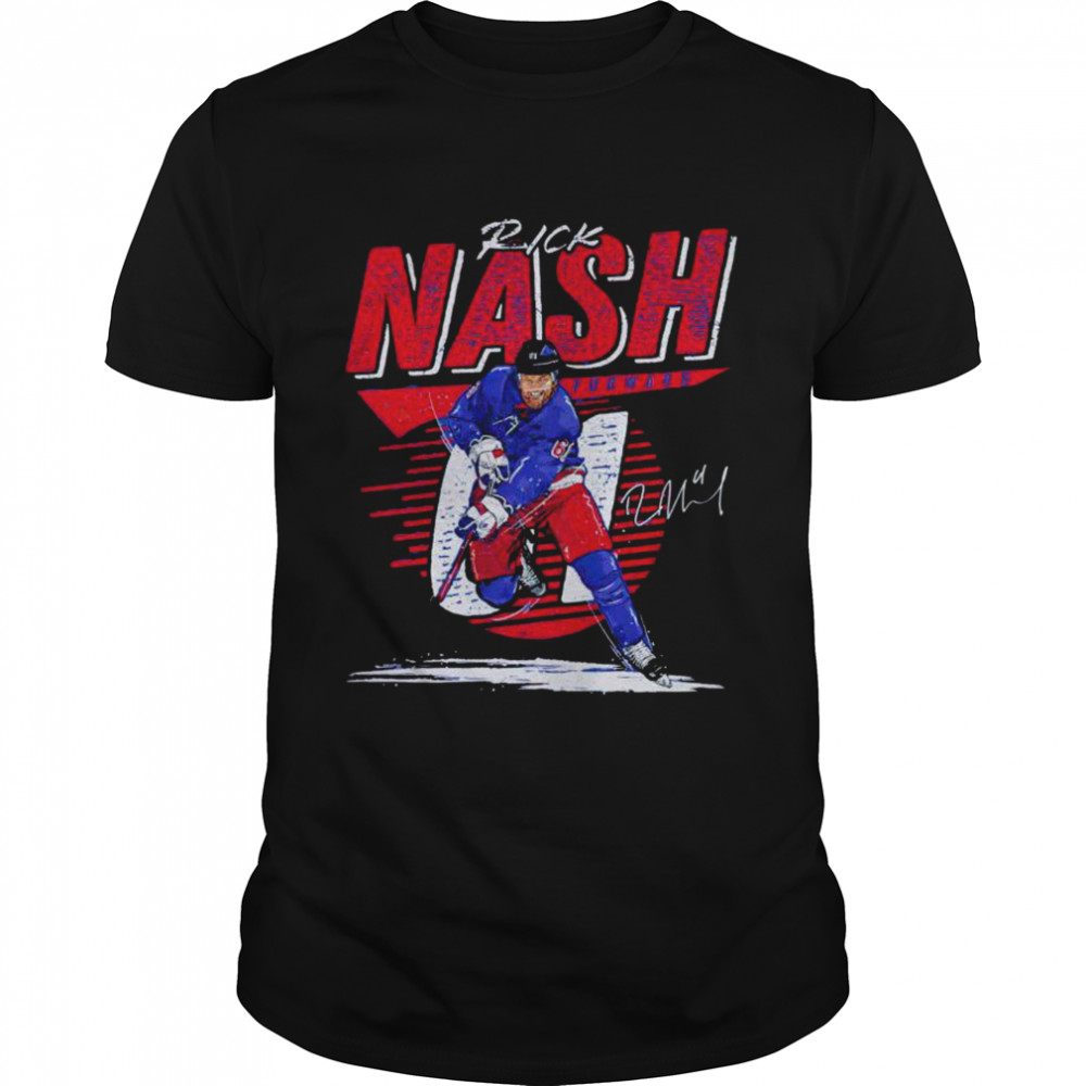 Rick Nash New York R Comet signature shirt