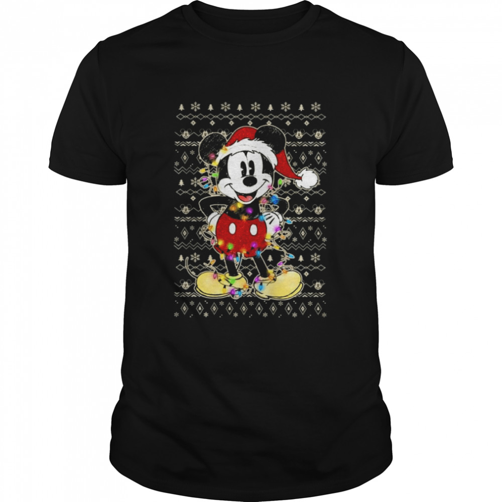 Vintage Mickey Mouse Christmas shirt