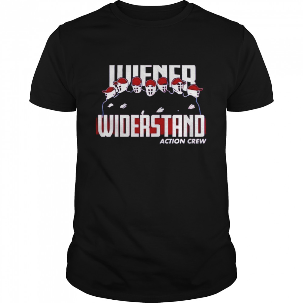 Wiener widerstand action crew shirt