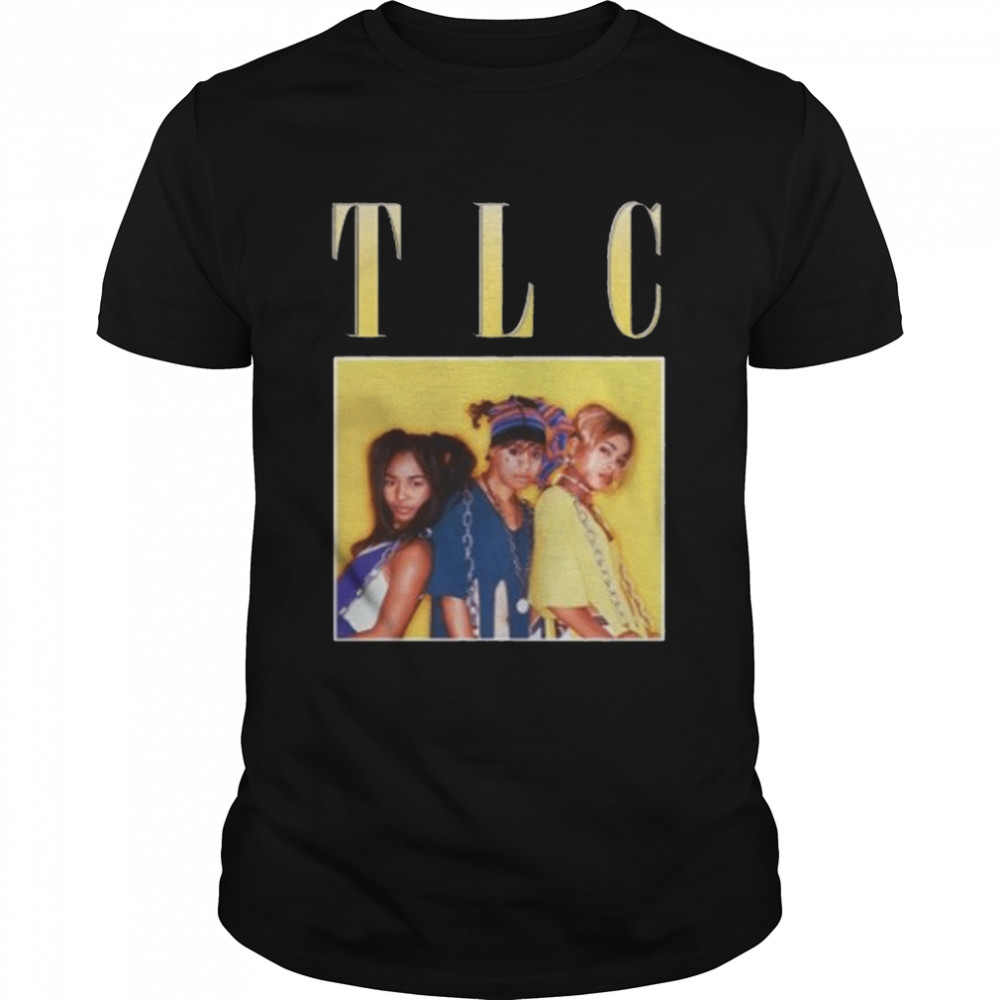 American Girl Group Big Print Tlc R&b shirt