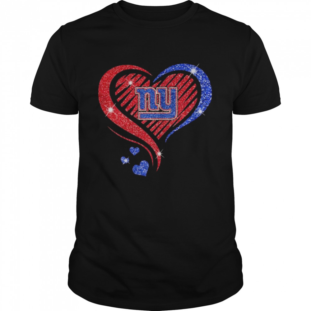 New York Giants football Heart Diamond shirt