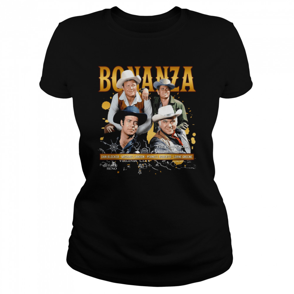 The Gun Slinging Adventures Of The Cartwright Clan Bonanza shirt Classic Women's T-shirt