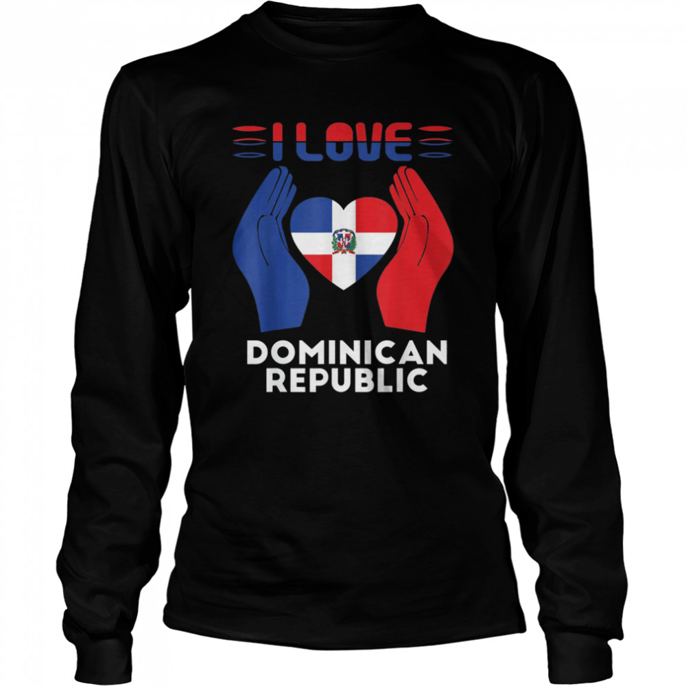 De Republica Dominicana Latina Traditional Dominican T- Long Sleeved T-shirt