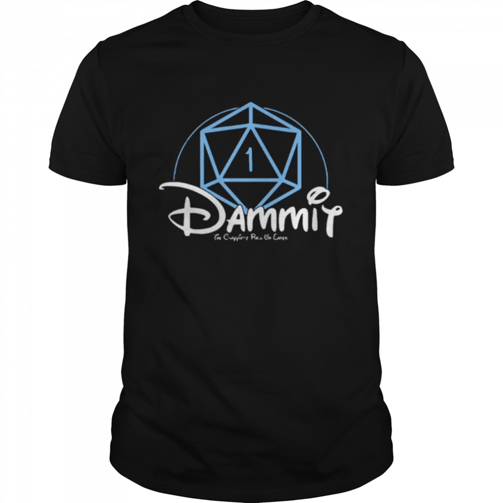 Disney Critical Fail Funny Dungeons And Dragons Dnd D20 Lover shirt