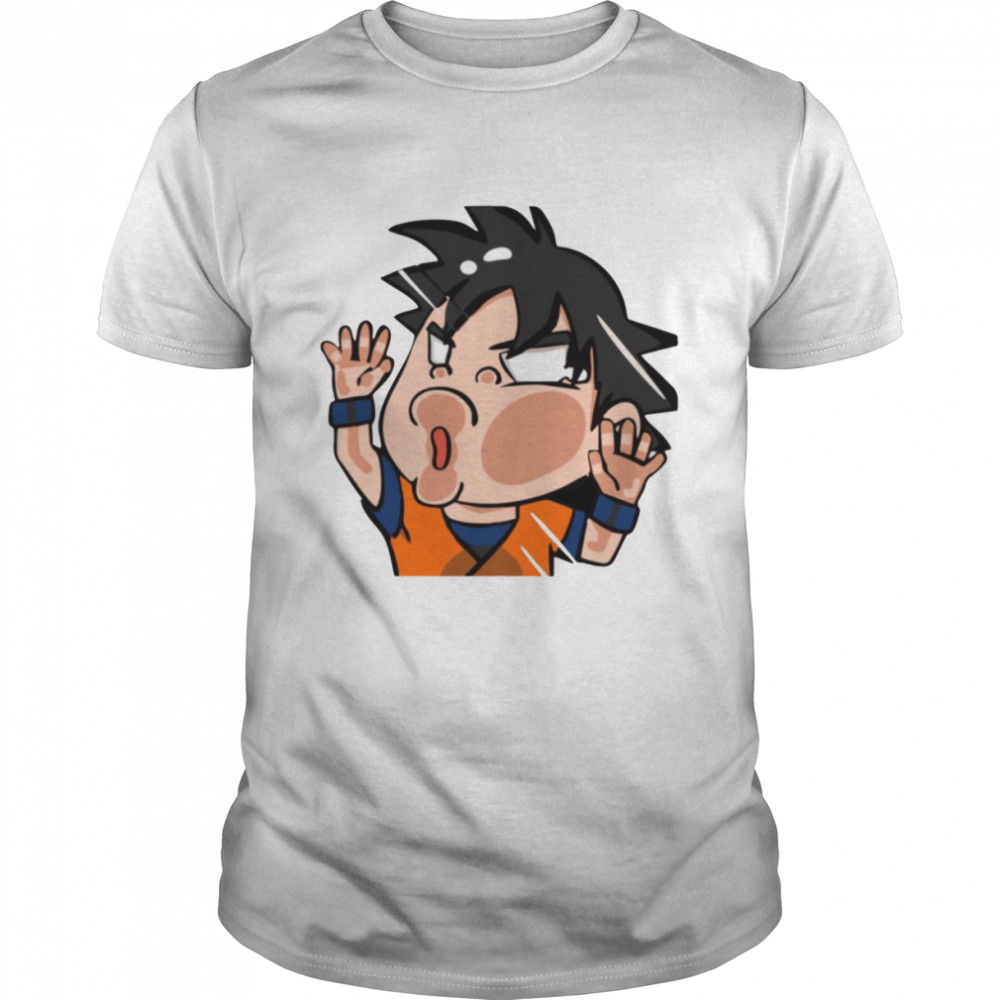 Goku Funny Peeker Dbz Dragon Ball shirt