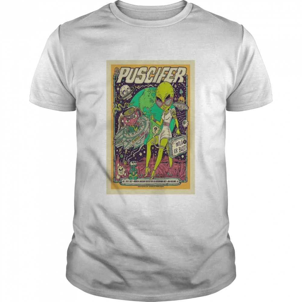 Puscifer New Orleans, Oct 28th 2022, Mahalia Jackson Theater Louisiana Poster shirt
